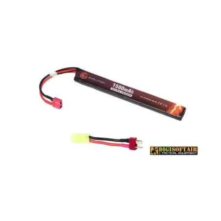 Evolution Li-Po 7.4V 1500mAh 20C 40C mm 15X19X167 EA0153B Evolution Li-Po 7.4V 1500mAh 20C 40C mm 15X19X167 EA0153B