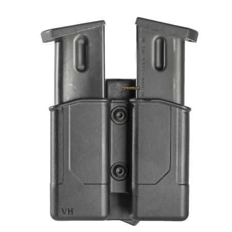 Vega Holster Doppio portacaricatore polimero — nero, universale Vega Holster Doppio portacaricatore polimero — nero, universale