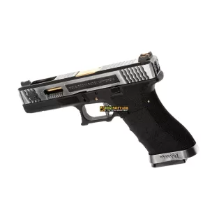 WE G-Force 17 SV Gold Barrel Metal Version GBB 26032 2