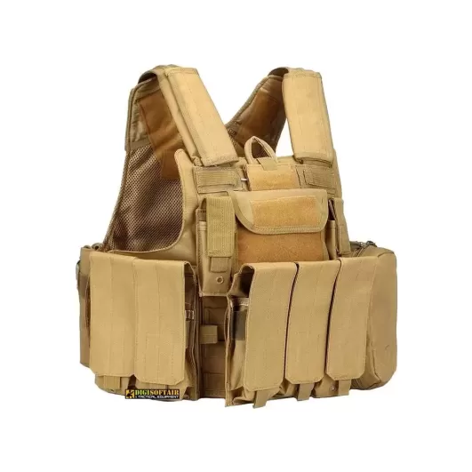 Tactical Vest Royal Tan V1026T