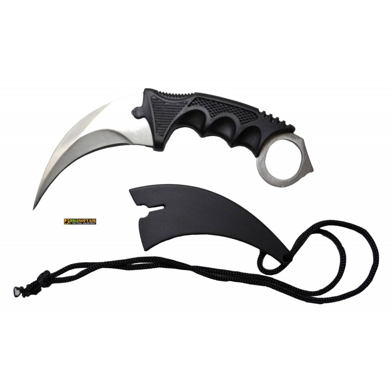 KARAMBIT SILVER with ABS Folding Ram survival