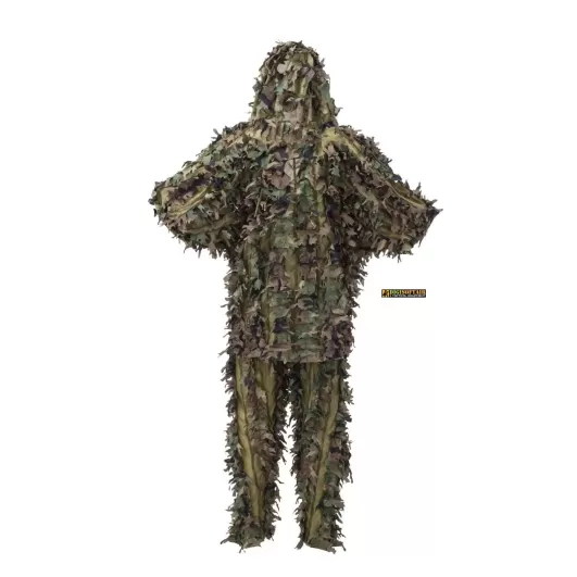 LEAF GHILLIE SET US Woodland Helikon Tex