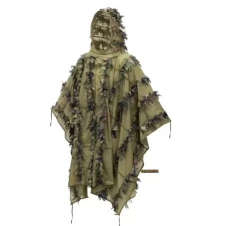 LEAF GHILLIE PONGHO US Woodland Helikon Tex