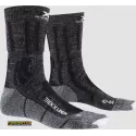 X Bionic Trek X Linen Socks Dolomite Grey Melange / Opal Black