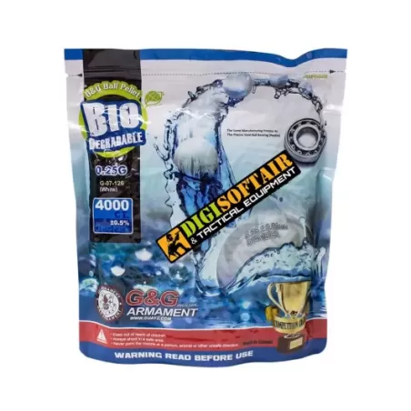 G&G bbs bio white 0,25g G&G bbs bio white 0,25g