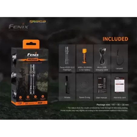 Fenix PD35 V3 LED Flashlight 1700 Lumens