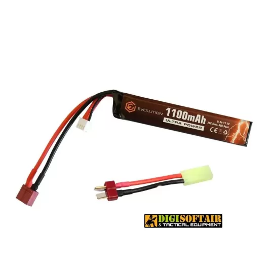 Evolution Li-Po Ultra Power 11.1V 1100mAh 20C - 40C 3 x mm