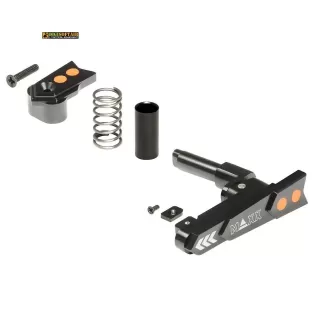 CNC Aluminum Advanced Magazine Release Style A Black 2