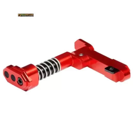 CNC Aluminum Advanced Magazine Release Style B RED MX-MAR001SBR CNC Aluminum Advanced Magazine Release Style B RED MX-MAR001SBR