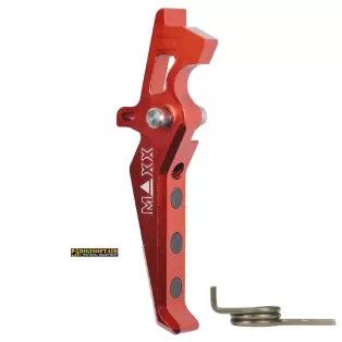 Maxx Model CNC Aluminum Advanced Speed Trigger Style E Red 2