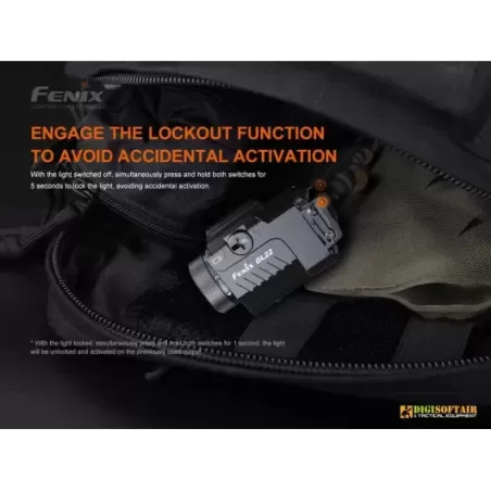 Fenix GL22 Tactical Light with Red Laser Sight 750 lumens