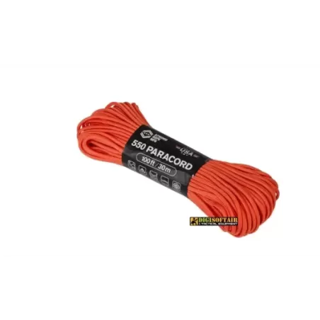 Paracord Atwood Rope Mfg Burnt Orange 30m