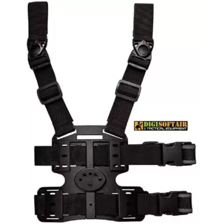 Vega holster 8K18 Black Piattaforma cosciale multi uso in