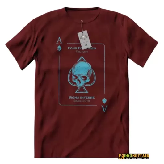 T-shirt 4-14 Ace of Spades Bordeaux