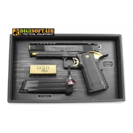 Pistola Tokyo Marui Hi-Capa 5.1 Gold match, gas blowback GBB Pistola Tokyo Marui Hi-Capa 5.1 Gold match, gas blowback GBB