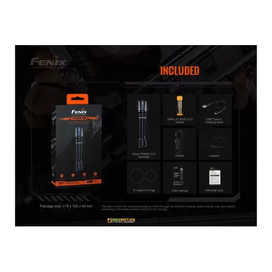 Fenix TK20R V2 Torcia LED 3000 lumens