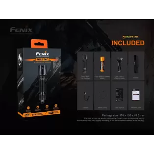 Fenix TK22 TAC Torcia LED 2800 lumens 2
