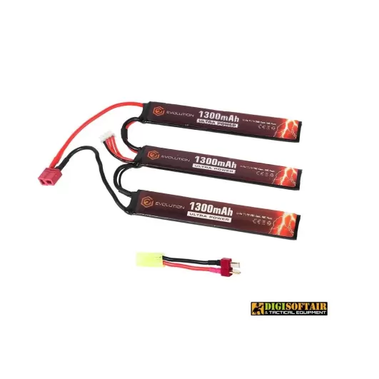 Evolution Li-Po Ultra Power 11.1V 1300mAh 20C - 40C (3 x mm