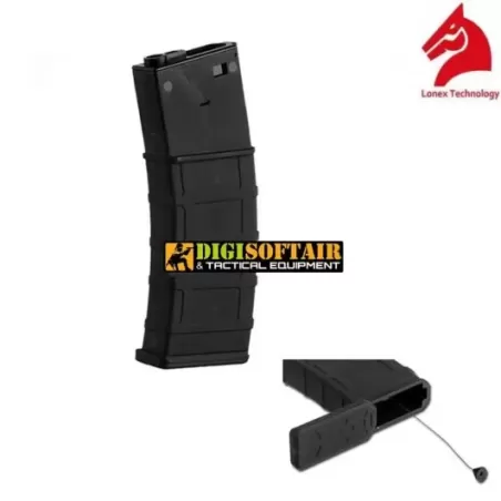 LONEX M4/M16 FLASH MAGAZINE 360bb BLACK GB-06-06