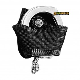 Vega holster open handcuff holder in black cordura with belt