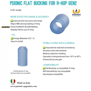 Psionic AEG Hop-UP FLAT Gen2 Rubber D-AF 2