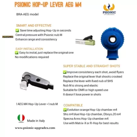 Psionic AEG Hop-Up, Leveraggio e pressore BRA-AEG