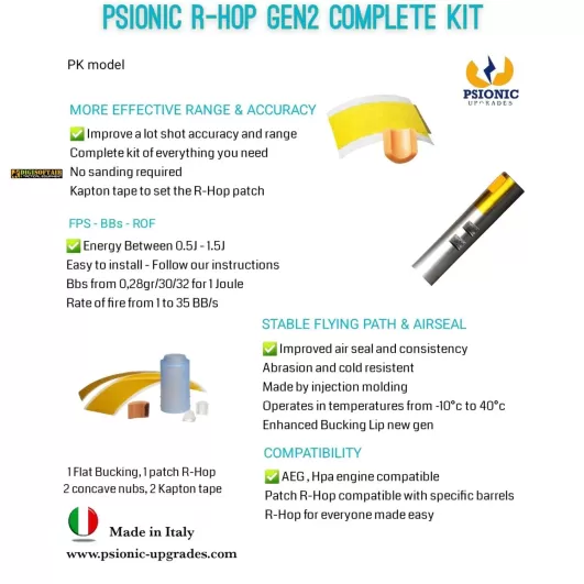 Psionic R-Hop All-in Kit Gen2 AEG Prometheus EG barrel