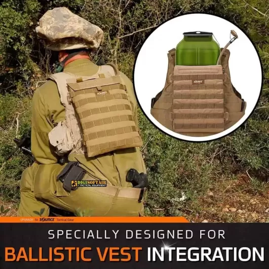 source Razor 3L Low Profile Hydration Pouch COYOTE BROWN