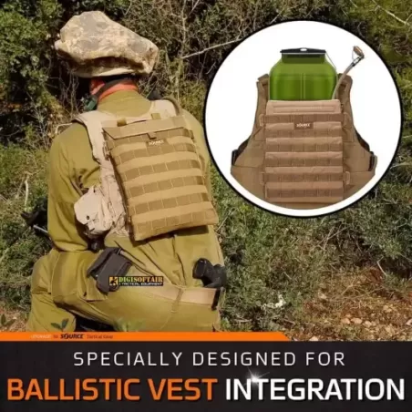 source Razor 3L Low Profile Hydration Pouch COYOTE BROWN