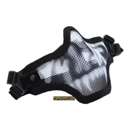Maschera half face Strike SKULL KR001BN Maschera half face Strike SKULL KR001BN