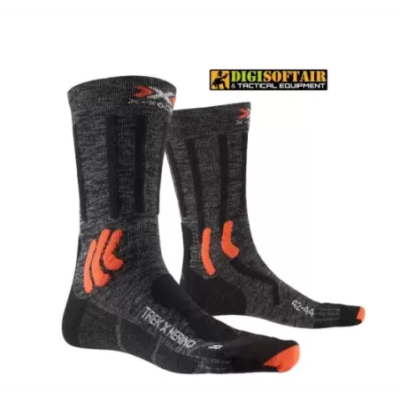 X Bionic Trek X Merino GREY DUO MELANGE/X-ORANGE/BLACK