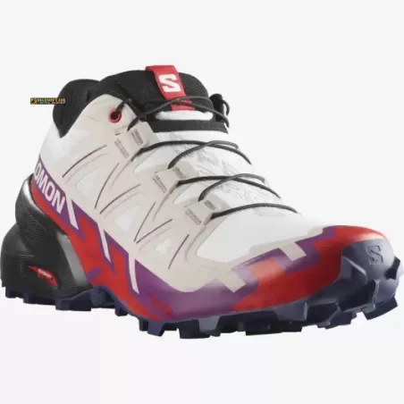 Speedcross 6 Women's Salomon White / Sparkling Grape / Fiery Red