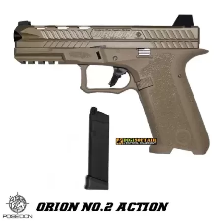 Poseidon Orion 2 Action Airsoft GBB Pistol Tan Poseidon Orion 2 Action Airsoft GBB Pistol Tan