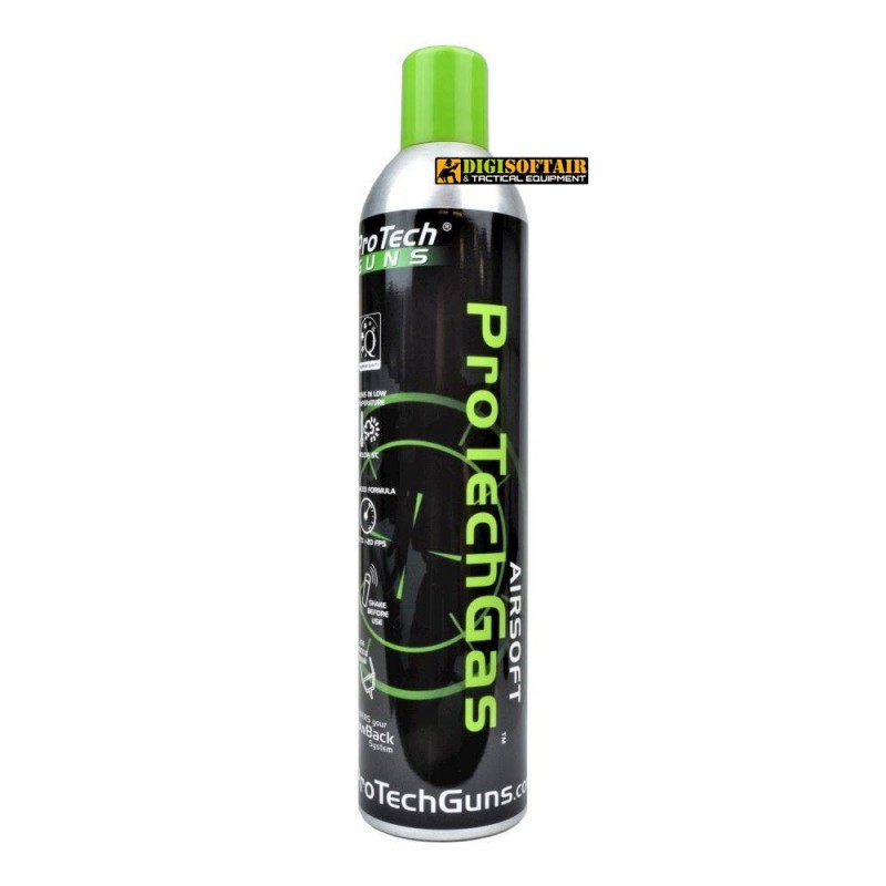 ProTech Gas 600/800ml for Airsoft gun contains silicone oil