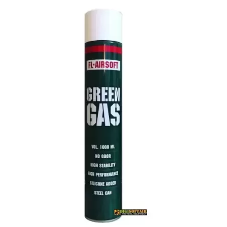 FL Airsoft Green gas 1000ml contiene olio siliconico
