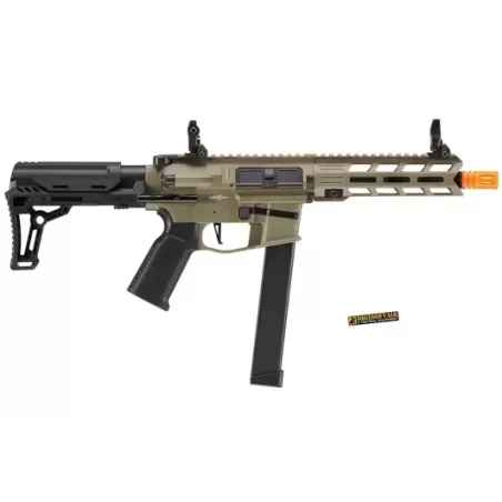 Lancer Tactical 9mm Battle X CQB Carbine Tan Airsoft AEG Lancer Tactical 9mm Battle X CQB Carbine Tan Airsoft AEG