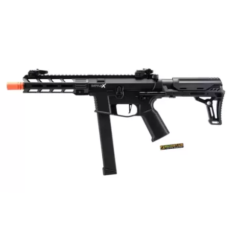 Lancer Tactical 9mm Battle X CQB Carbine Black Airsoft AEG Lancer Tactical 9mm Battle X CQB Carbine Black Airsoft AEG