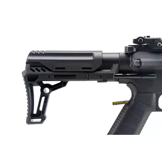 Lancer Tactical 9mm Battle X CQB Carbine Black Airsoft AEG