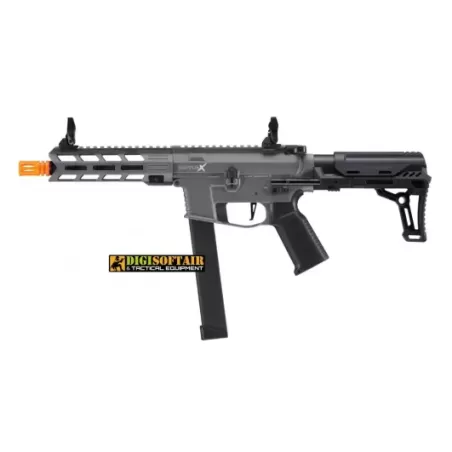Lancer Tactical 9mm Battle X CQB Carbine Grey Airsoft AEG Lancer Tactical 9mm Battle X CQB Carbine Grey Airsoft AEG