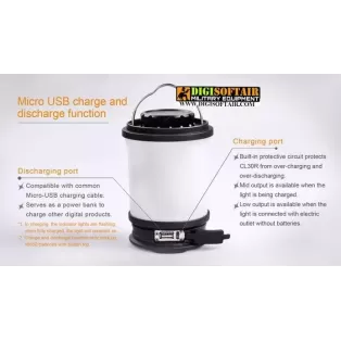 Fenix CL30R camping lantern 650 lumens 2