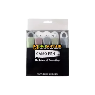 Camo Pen 5 Pack Woodland 2