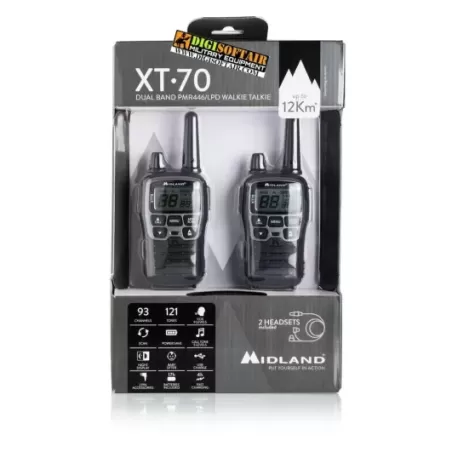 MIDLAND XT70 WALKIE TALKIE MIDLAND XT70 WALKIE TALKIE