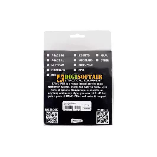 Camo Pen 5 Pack Multicam