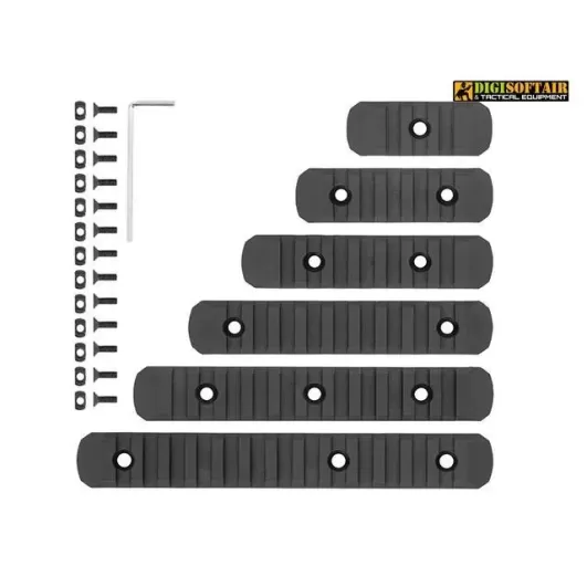 Rail Set 6-pack for Keymod & M-LOK
