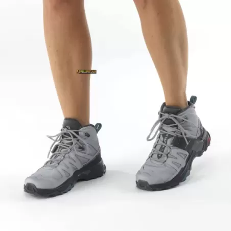 Salomon X ULTRA 4 MID GORE-TEX Women Quarry / Black / Legion Salomon X ULTRA 4 MID GORE-TEX Women Quarry / Black / Legion