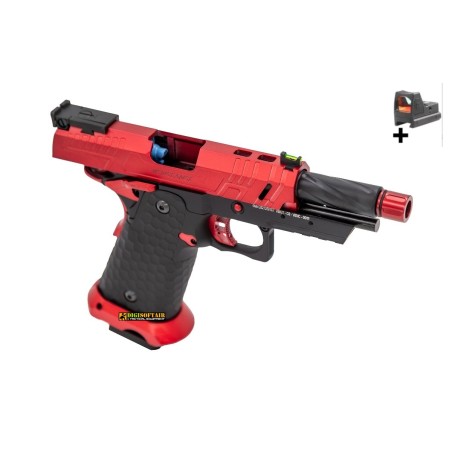 VORSK CS Hi-Capa 3.8 Vengeance Compact Red & Black + Micro-Dot