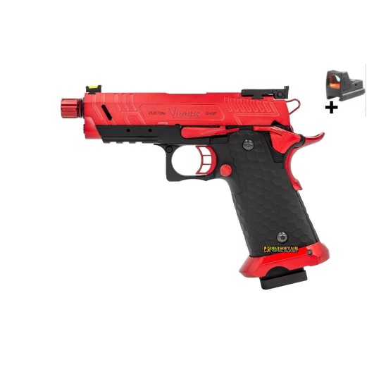VORSK CS Hi-Capa 3.8 Vengeance Compact Red & Black + Micro-Dot
