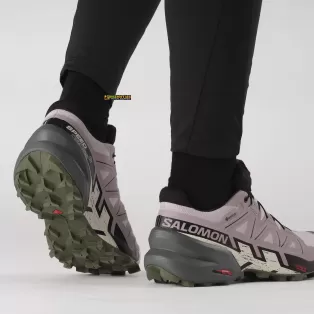 Speedcross 6 women's GTX Salomon Ashes of roses / Black / Olive 2