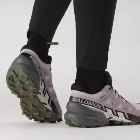 Speedcross 6 donna GTX Salomon Ashes of roses / Black / Olive