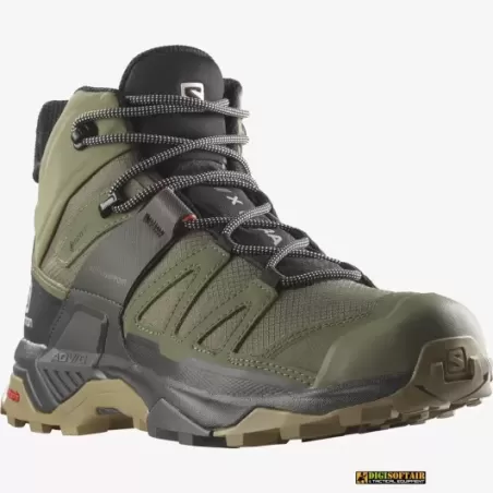Salomon X ULTRA 4 MID Goretex Deep Lichen Green / Peat / Kelp Salomon X ULTRA 4 MID Goretex Deep Lichen Green / Peat / Kelp